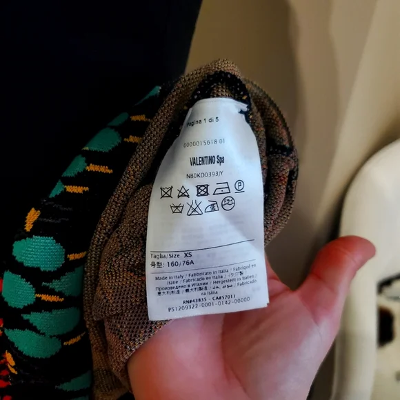 Valentino Floral Knit Dress - Picture 5 of 5